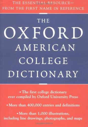 Oxford American College – Hardcover, by Oxford University Press – Very Good u