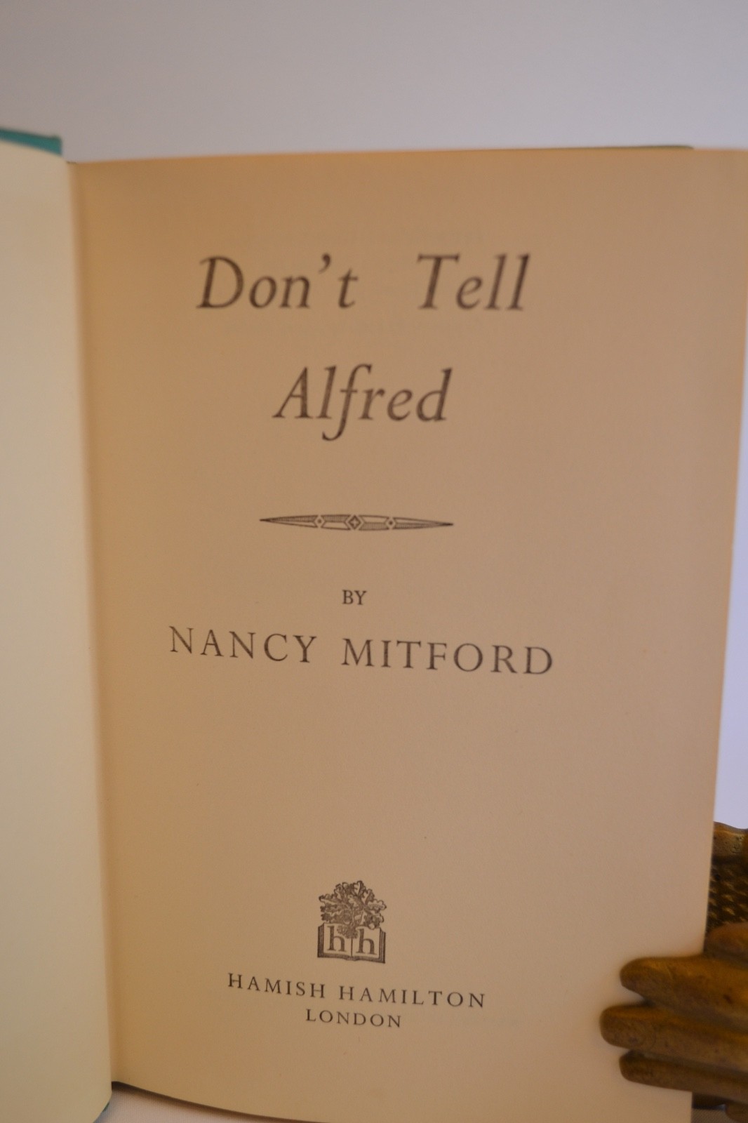 Don’t Tell Alfred Nancy Mitford 1960 1st Ed Cecil Beaton Dust Jacket Ex-Libris