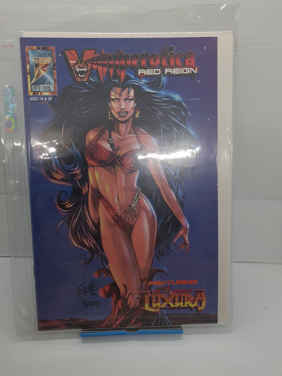 Vamperotica Red Reign #27 Brainstorm Comics 1997 Luxura Very Good Condition Rare