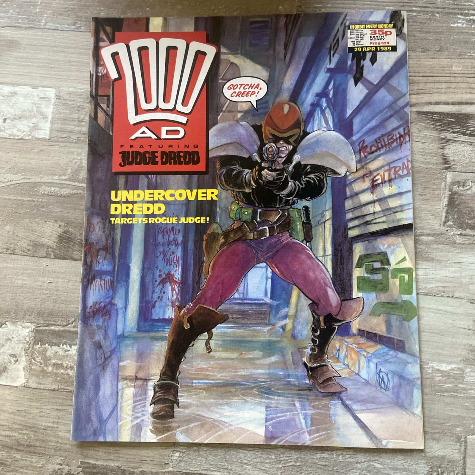 18x 2000AD Magazine Comic Progs BETWEEN 621 – 639 bundle 1989
