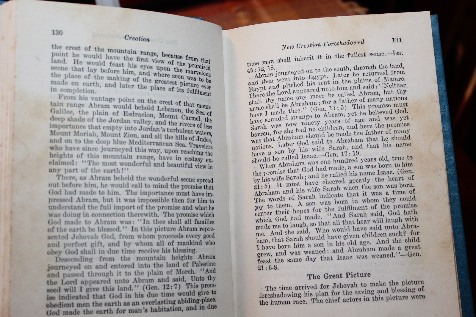 1927 CREATION Watchtower Jehovah’s Witnesses IBSA JF Rutherford NICE rainbow