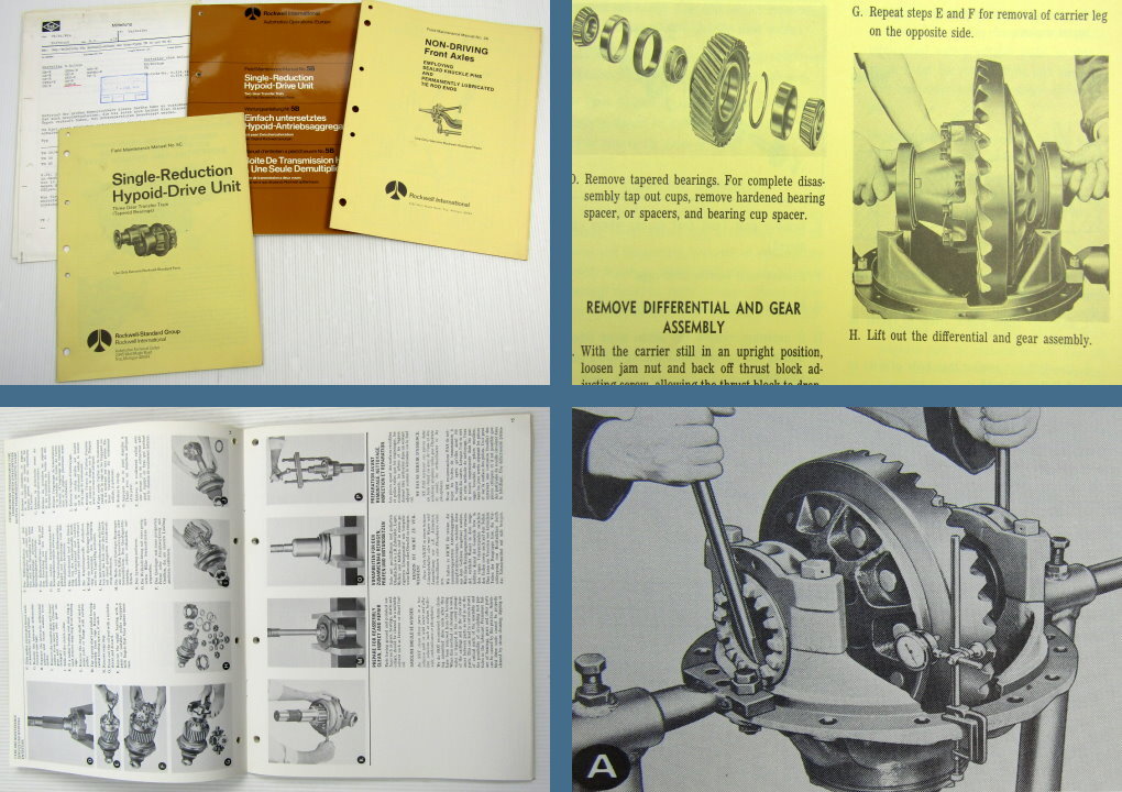 Rockwell International Single Reduction Hypoid Drive Unit Maintenance Manual