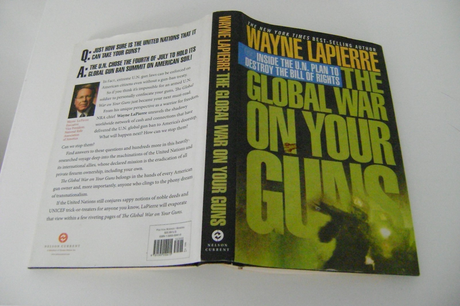 *SIGNED* Global War on Your Guns : By Wayne LaPierre NRA 1st ED 1st print HC