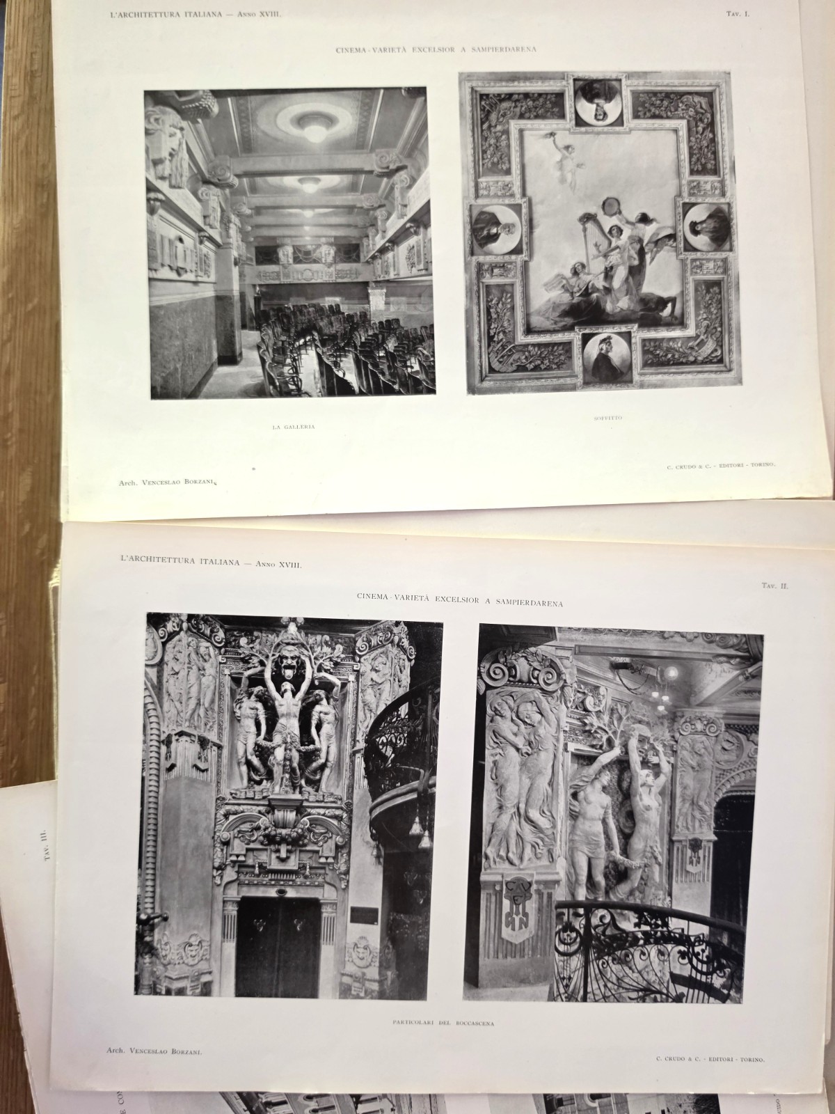1922-1923 – L’Architettura Italiana 2 Volumes – Italian Art Nouveau Magazine