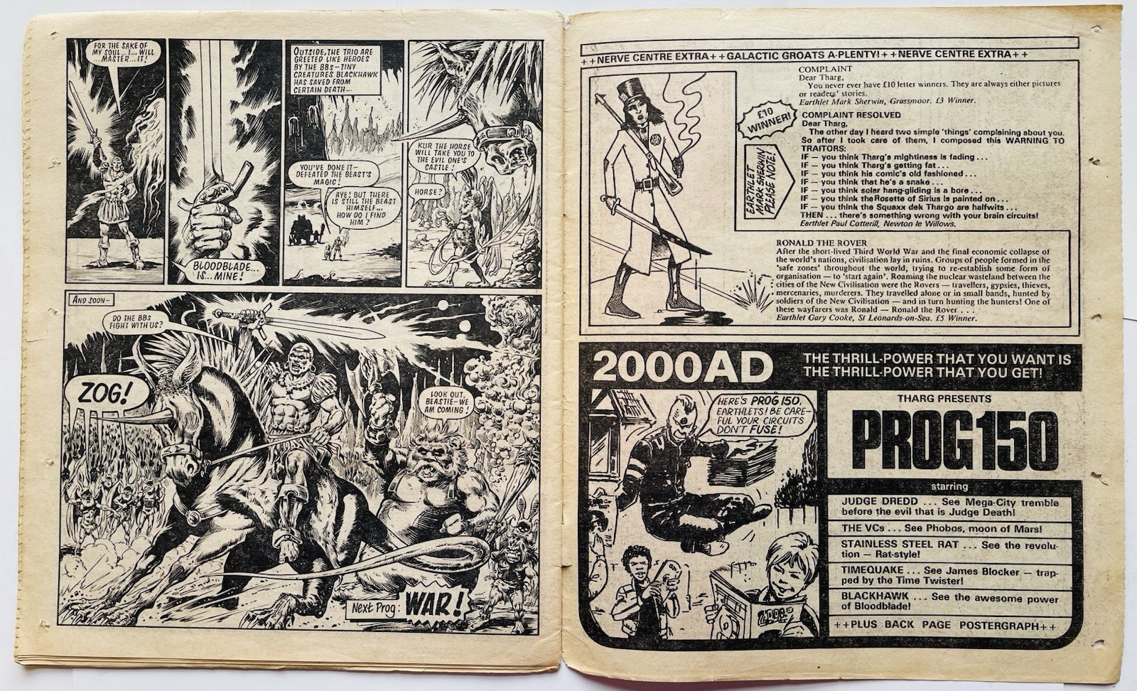 2000ad Prog 149 (1980) 1st Appearance of Judge Death