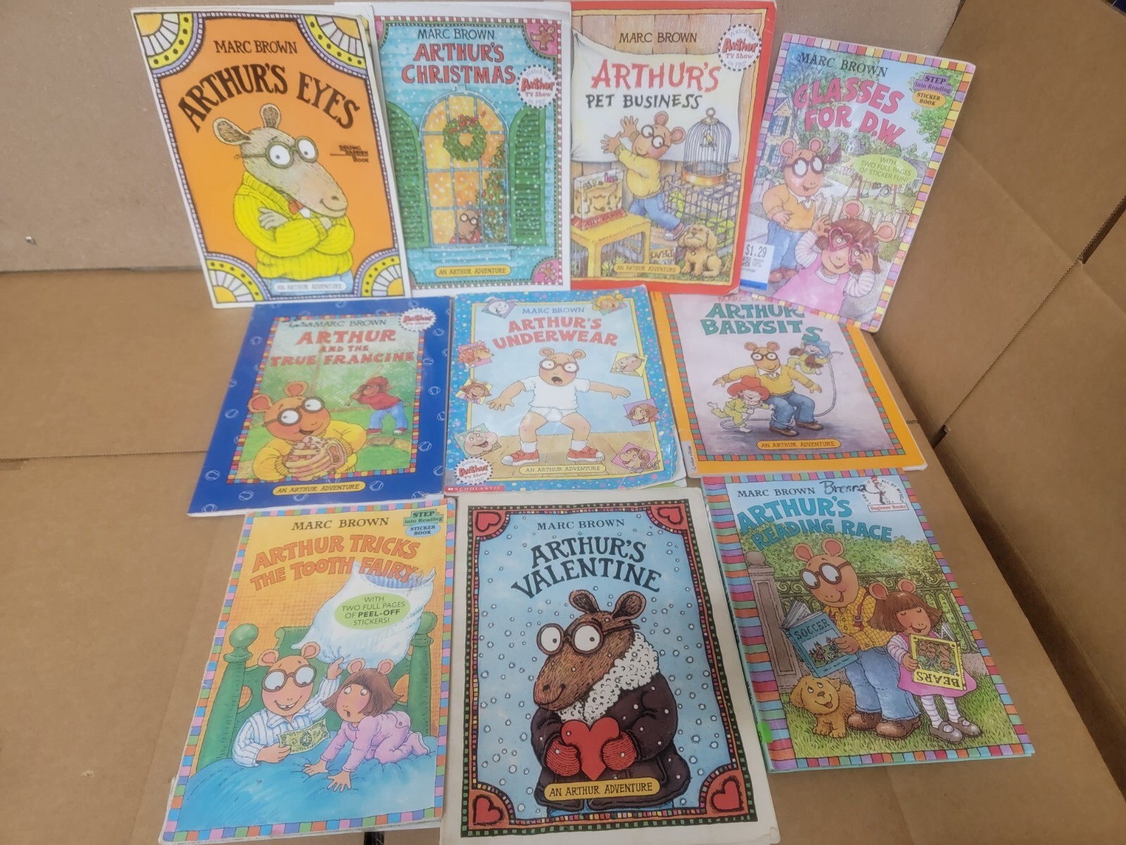 Lot of 10 ARTHUR Marc Brown Books Children’s Kid Picture *Random Adventure Mix*