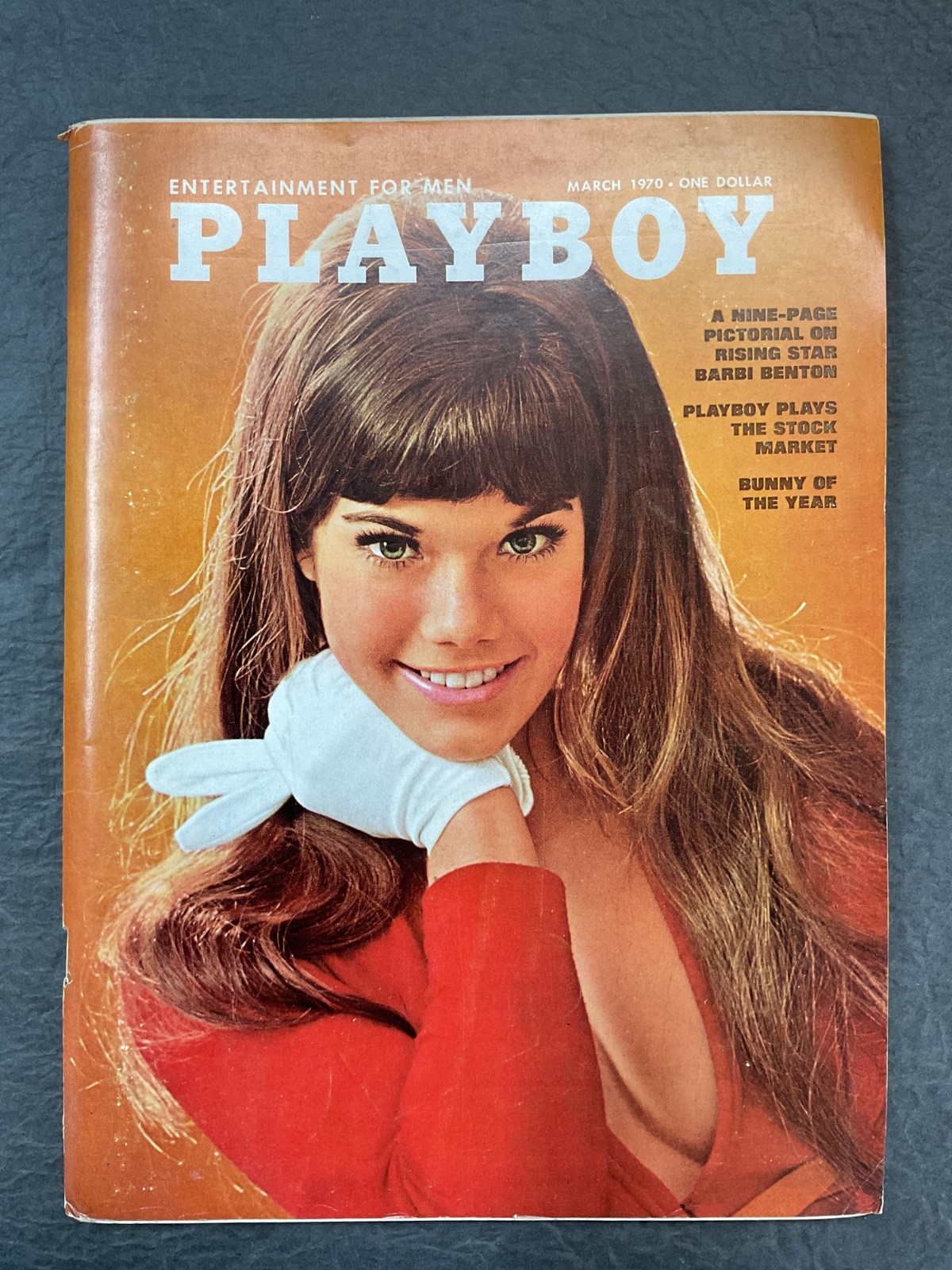 Playboy Magazine March 1970 Barbi Benton Centerfold Vargas Solid Condition