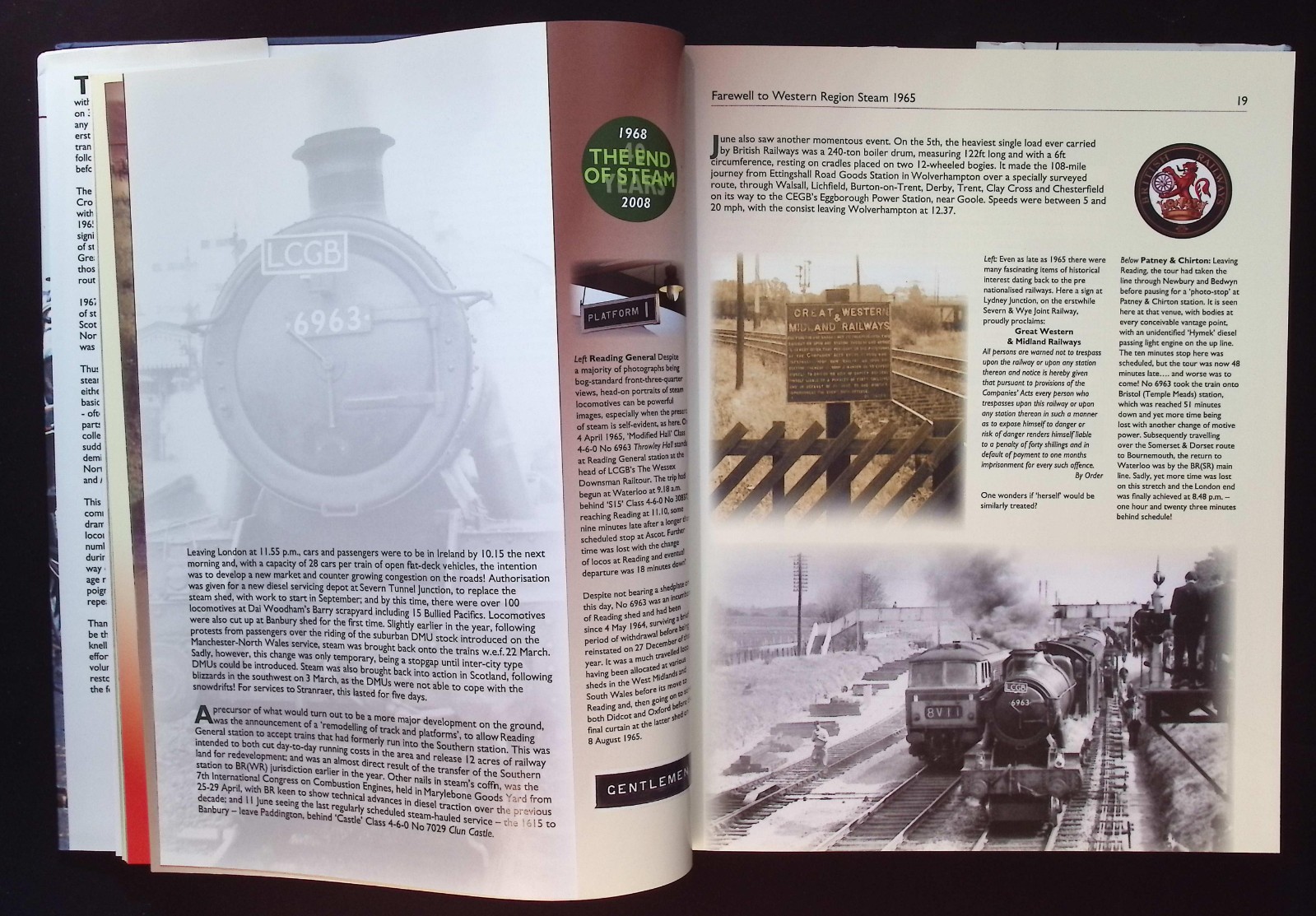 British Railways STEAM – The Final Years 1965-1968, J. Stretton & P. Townsend