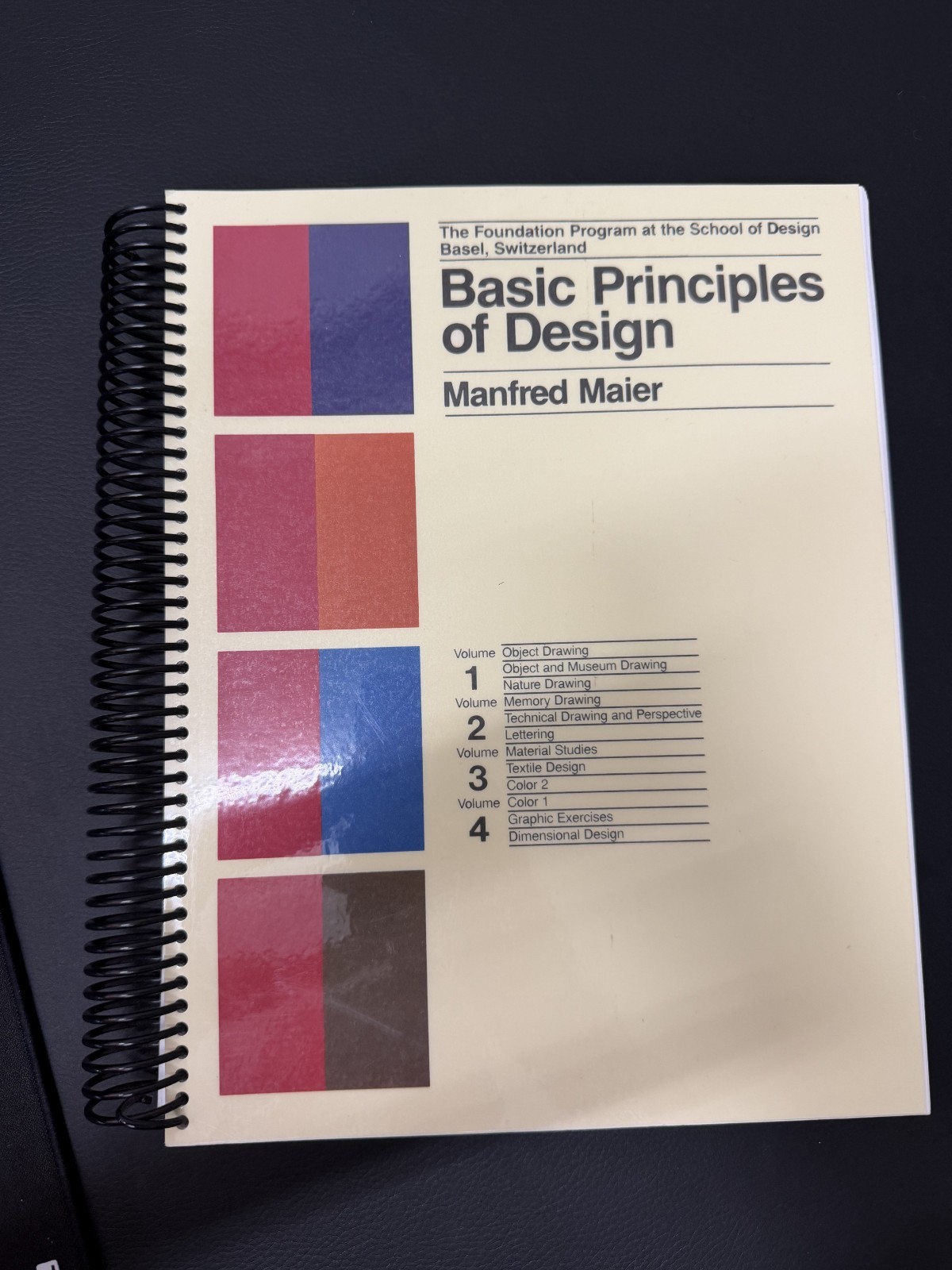 Manfred Maier (1981) Basic Principles of Design : Foundation Program vls 1 2 3 4