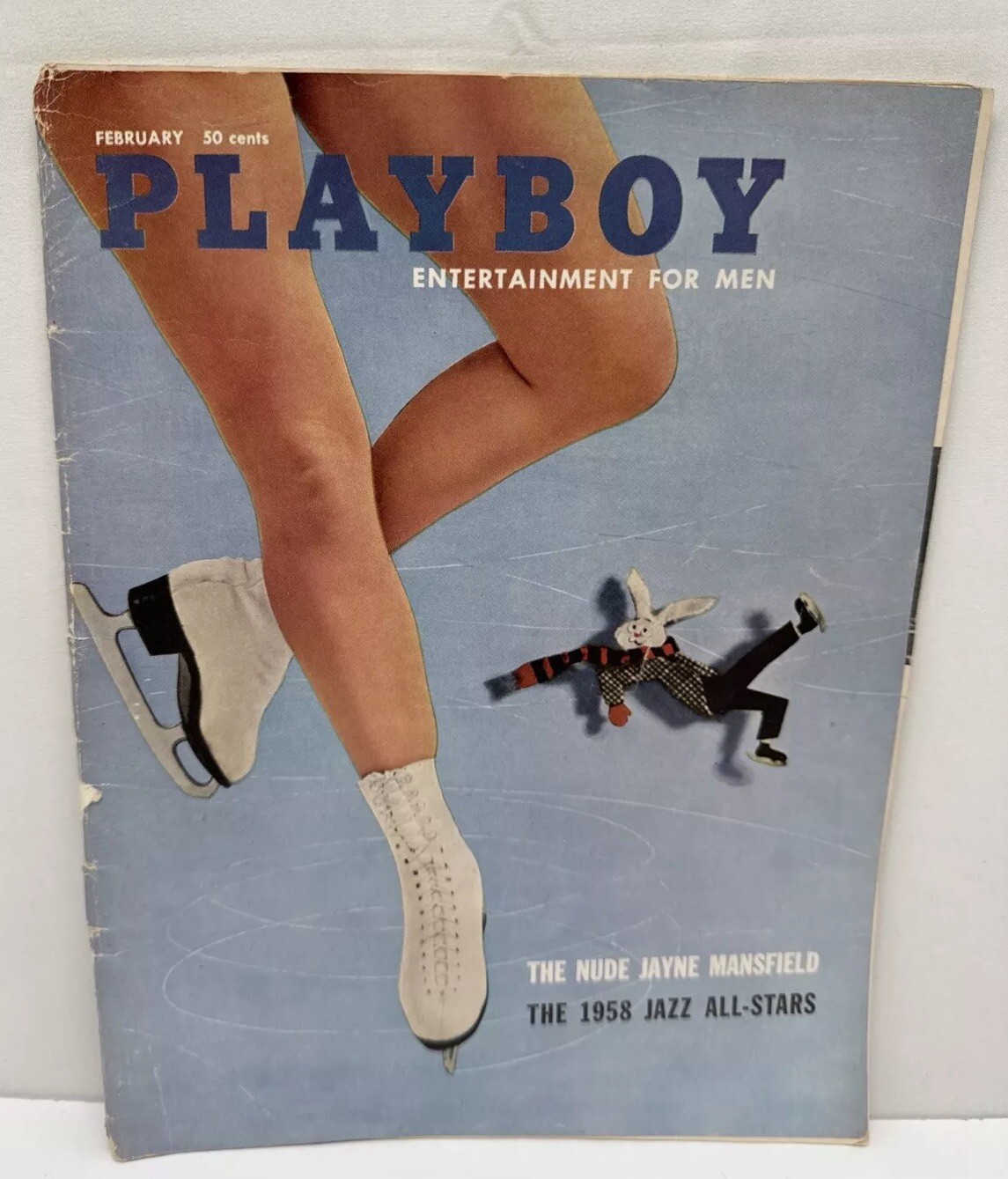 Playboy Magazine February 1958 Centerfold Intact Jayne Mansfield Cheryl Kubert