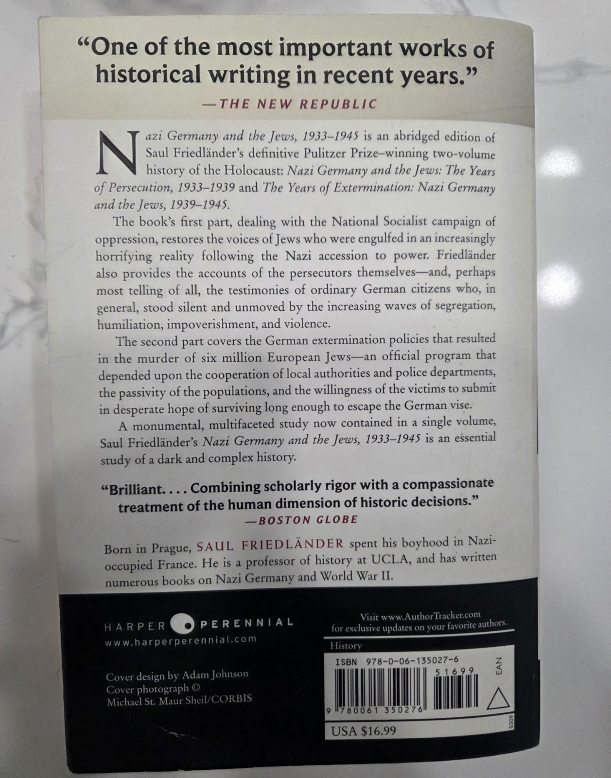 Nazi Germany and the Jews, 1933-1945 – Paperback By Friedländer & Kenan