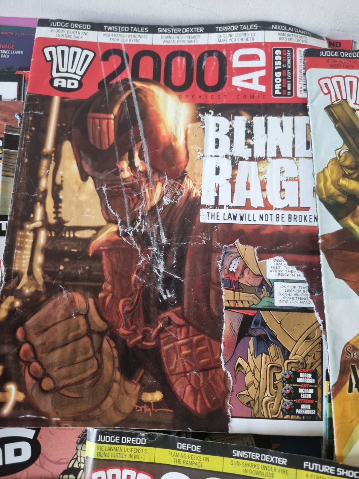 2000AD Judge Dredd Magazines Bundle of 100 Comics Issues 1500 – 1599