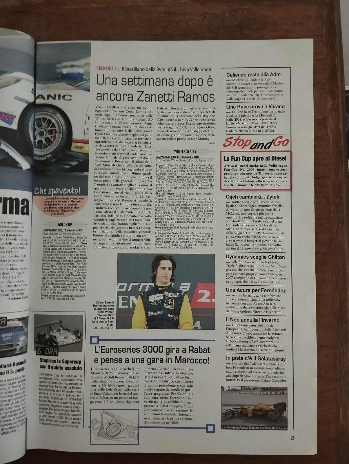 2007 11 26 SPORTAUTOMOTO 26 NOVEMBRE 2007 ANNO VII N.47 SCHUMACHER BURGESS