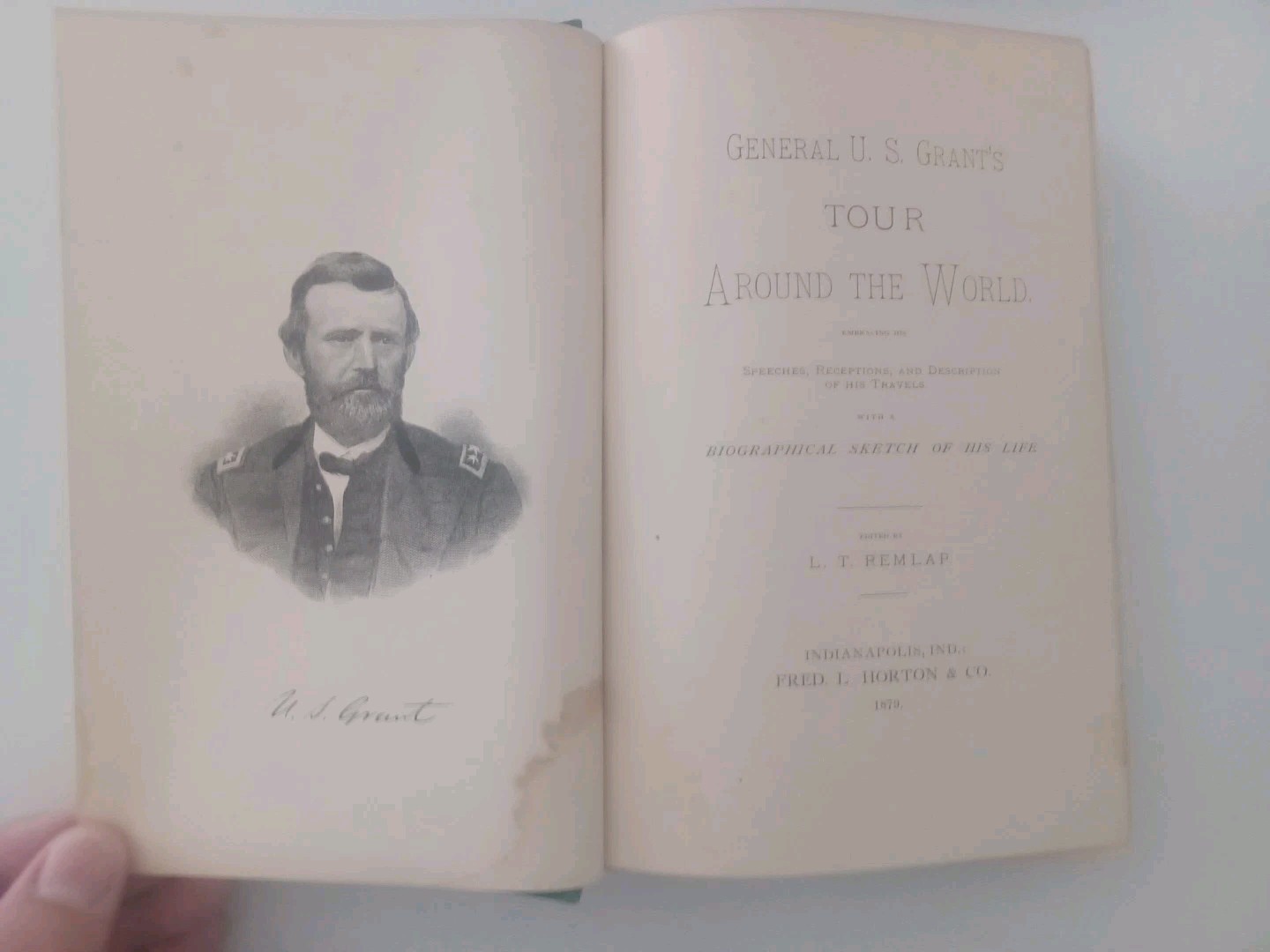 General U. S. Grant’s Tour Around the World (1879) Remlap