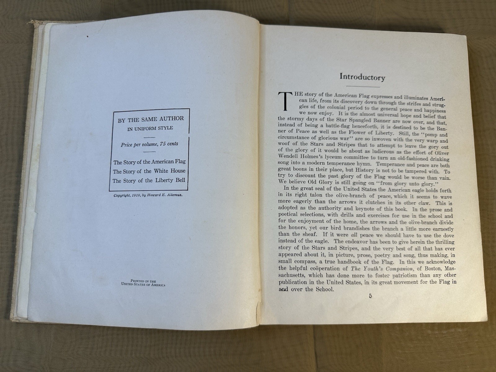 The Story of the American Flag (1910 Edition) by Wayne Whipple