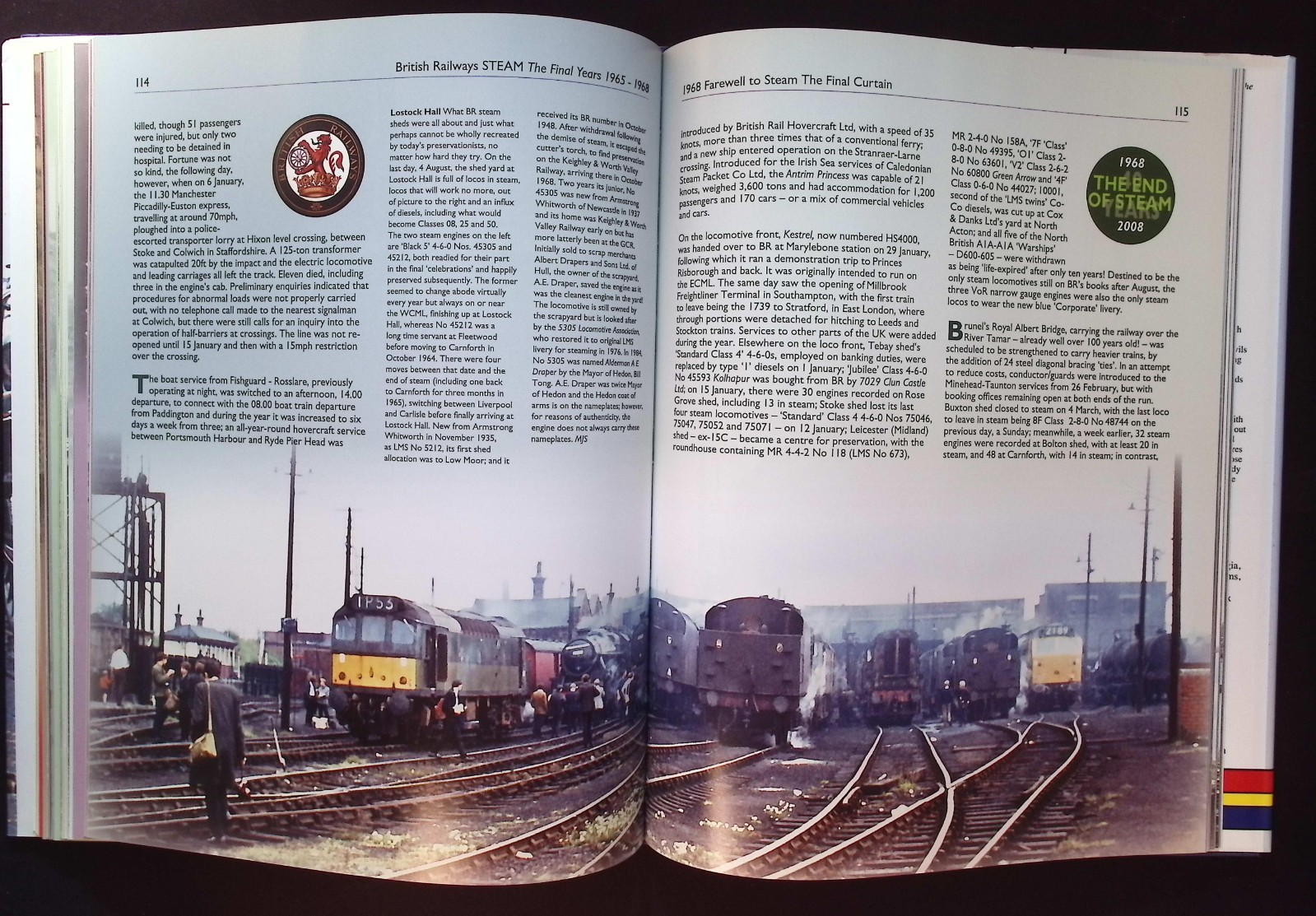 British Railways STEAM – The Final Years 1965-1968, J. Stretton & P. Townsend