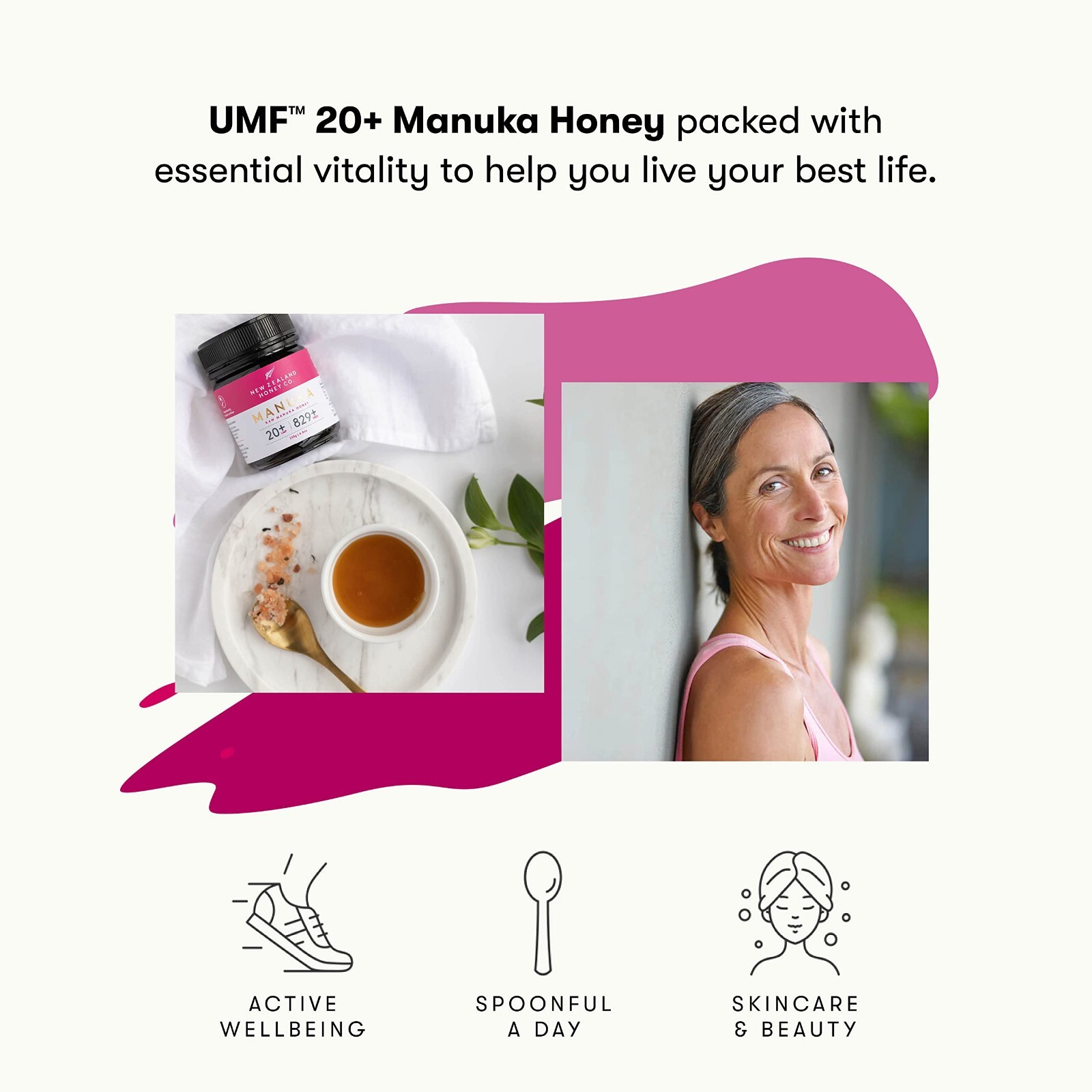 Raw Manuka Honey UMF 20+ | MGO 829+, UMF Certified / 4.4Oz