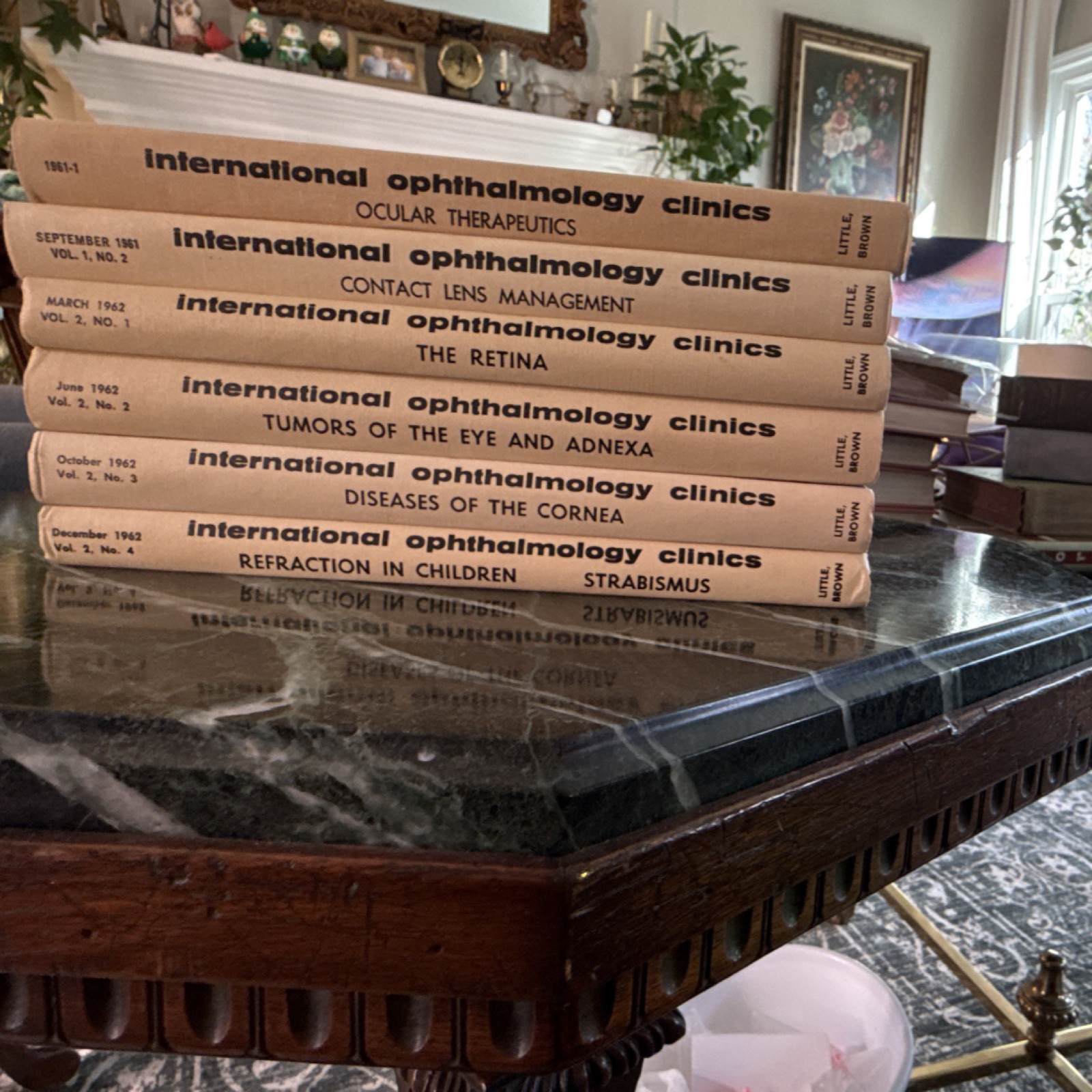Vintage International Ophthalmology Clinics Book Set 1961 – 1962 Eye Medical