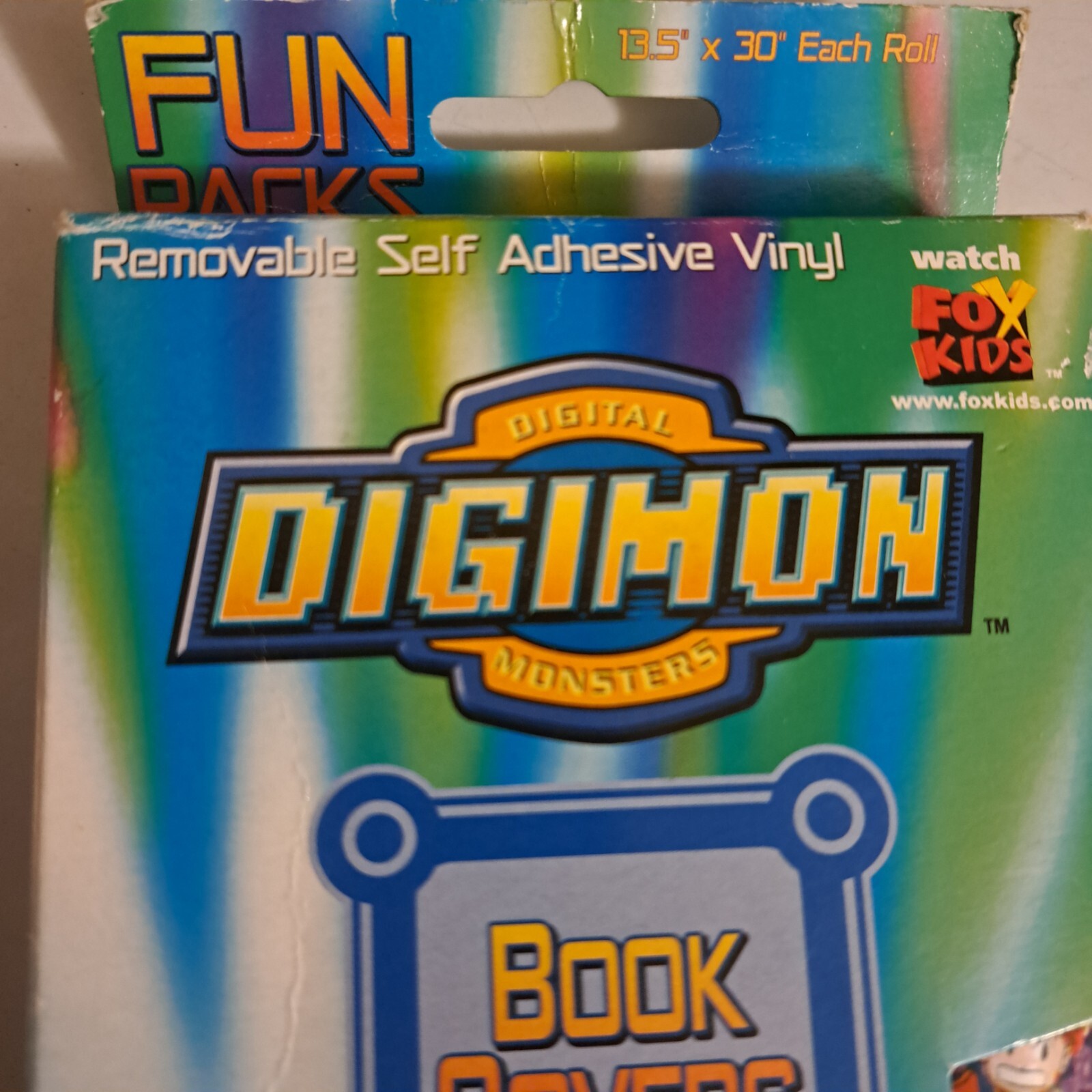 Digimon Book Covers💥Monsters Anime Removable Self Adhesive Vinyl Partial Pack
