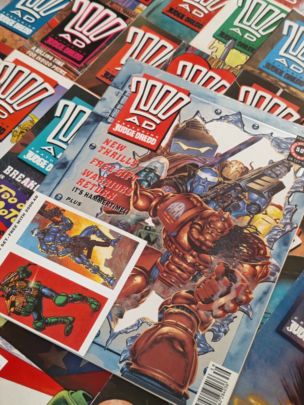 2000AD Comics Job Lot 701 – 750 COMPLETE Run 49 Issues Judge Dredd 1990 1991