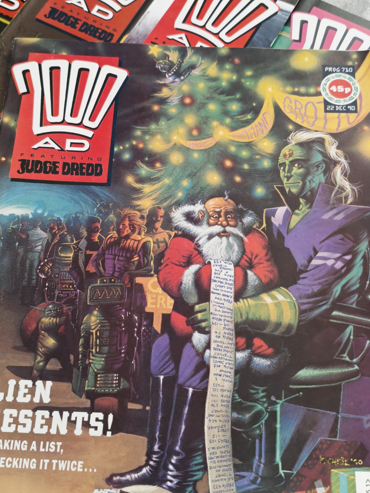 2000AD Comics Job Lot 701 – 750 COMPLETE Run 49 Issues Judge Dredd 1990 1991